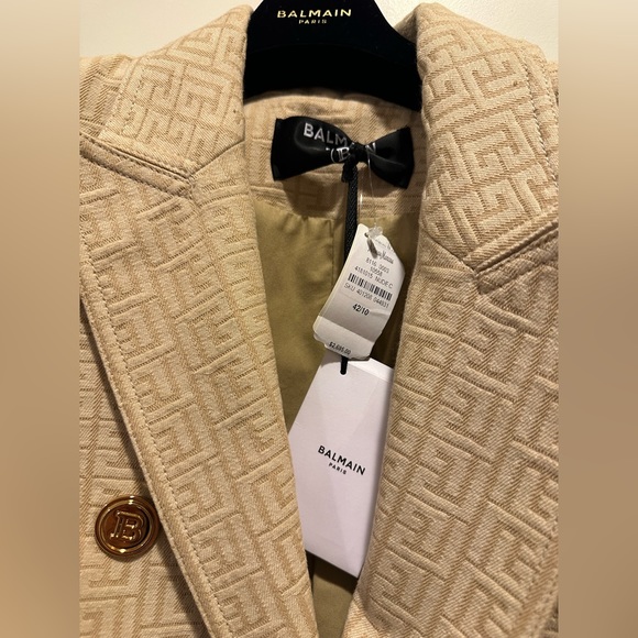 BALMAIN Nude Blazer Sz. 42/10 - Picture 3 of 4